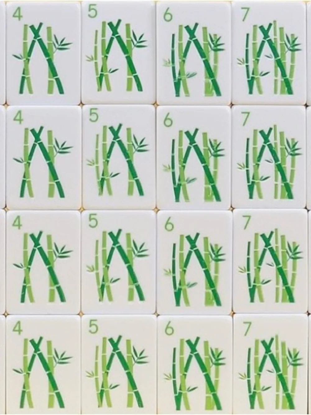 Pink & Green Mahjong-Style Party Tiles - Colorful Table Decor